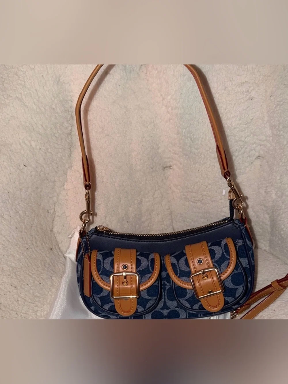 Coach Ashton denim bag Shoulder strap